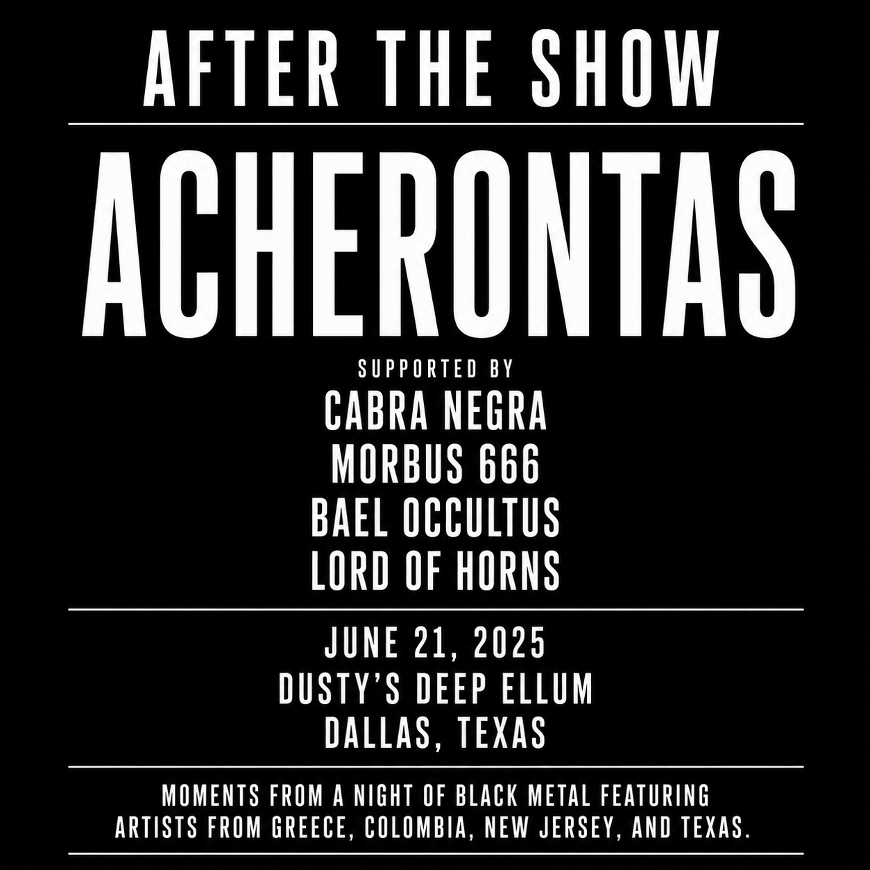 After The Show